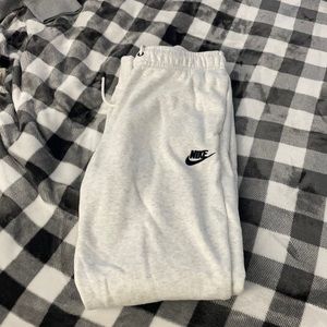 Nike White Sweatpants